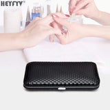Manicure Pedicure Set Nail Clippers Professional Stainless Steel 16PCS Nail Grooming Kit for Women Men Finger Toe Nail Cutter Tools with Black Leather Travel Case