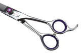 KENCHII Scorpion KESC8C Level-1 8 Inch Curved Even Handle Scissor - Silver