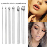 Stainless Steel Piercing Receiver Needle Receiving Tube Body Jewelry Holding Piercing Tool (5mm)