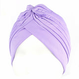 Ever Fairy Many Pack Stretch Polyester Turban Head Cover Twisted Pleated Headwrap