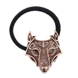 Lurrose 3pcs Christmas Hair Rope Vintage Retro Wolf Head Hairband Hair Ties Cute Ponytail Holder Hair Stretchy Xmas Hair Decoration for Women