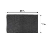 Arkwright Bleach Safe Salon Towels Pack of 12 (16 x 27 inch, Black)