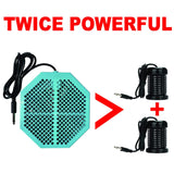 Cell Spa CS-900 Twice Powerful 6.5" x 5.5" Ion Detox Foot Bath Arrays Flat Dual Coil Stainless Steel Aqua Ionic Cleanse Array Compatible With Most 1/4" Plug Type Detox Machines