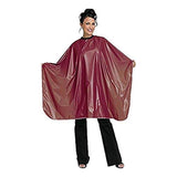 Betty Dain Jumbo Shampoo Cape Hook-On Closure, Burgundy