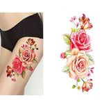 8 sheets Waterproof Temporary Tattoos Water Transfer Flower Stickers Beauty Health Body Arm Art women girl female sexy Makeup