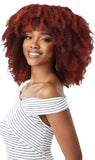 Outre BIG BEAUTIFUL HAIR CLIP-IN Blends Perfectly w/Curly & Textured Hair Creates Longer Fuller Looks 100% Human Hair Premium Blend Limitless Quick Styling - 4C CORKSCREW AFRO (NBRN)