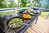 Lodge Pre-Seasoned Cast Iron Grill Pan With Assist Handle, 10.5 inch, Black