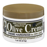 Hollywood Beauty Olive Cream Hairdress Hollywood Beauty Cream Unisex 7.5 oz (Pack of 3)