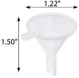 4 oz Amber Glass Boston Round Treatment Pump Bottle (4 Pack) + Funnel