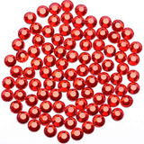 3000 Pieces Hot Fix Glass Flatback Rhinestones HotFix Round Crystal Gems