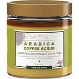 Calily Life Organic Arabica Coffee Scrub with Dead Sea Minerals, 23.28 Oz