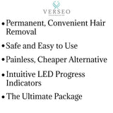 Verseo eSmooth Electrolysis Permanent Hair Removal Epilation Roller Pen -Painless Facial & Body Grooming Tool |Pinchless Treatment/Epilator Personal Kit/Remover/Machine/Wand/Bikini/Flawless/Men/Women