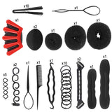 Hair Styling Accessories Kit Fashion Hair Design Styling Tools Magic Simple Fast Hair Braid Tools DIY Hair Accessories for Women and Girls (12 Styles)