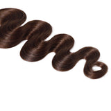 14 Inch Remy Tape in Hair Extensions Wavy Human Hair #4 Body Wave 20pcs 40g Hair Seamless Skin Weft Glue in Human Hairpieces with Invisible Double Sided Tape Medium Brown