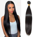 Brazilian Vrgin Straight Hair1 Bundle 28 Inch 12A Virgin Remy Virgin Straight Human Hair Bundles 100% Unprocessed Remy Hair Bundles Natural Color