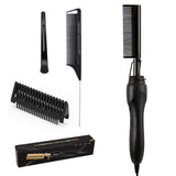 Electric Hot Comb Hair Straightener Electric Straightening Comb for African American Hair, Electric Hot Combs for African American Hair