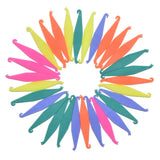 Dental Elastic Rubber Bands Placers for Braces Disposable Plastic Orthodontic Elastic Placers Multi-color (50PCS)