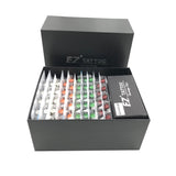 EZTAT2 100 Pcs EZ Revolution Tattoo Cartridge Needles Assorted with 2 Aluminum Grips 2 Needle Bars Complete Kit