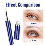 Eyelash Growth Serum Rapid Lash Growth Serum Organic Natural Eyelash and Eyebrow Nutrition Extension Enhancer Liquid Vitamin E and Natural Ingredients Lash Booster Longer Thicker Non-irritating 4ml