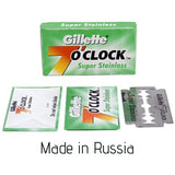 100 7 O'clock Super Stainless Double Edge Safety Razor Blades