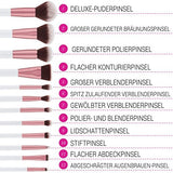 BH COSMETICS 12 Piece Crystal Quartz Brush Set, Pink