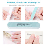 9PCS Cuticle Trimmer Nippers with Cuticle Pusher Manicure Set, Pingispower Cuticle Remover Professional Stainless Steel Cuticle Cutter Cuticle Clippers Manicure Tools Kit for Women and Men