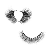10 pairs False Eyelashes Natural Look 002 Lashes and White Glue