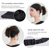 GonHui Headbands for Men Women Sport Headbands Elastic Sweatbands for Workout Running Sports Travel Fitness Cycling (Dark gray &Rose red)