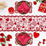 Beeager 5 Pack Valentines Day Decorations Sets - Valentines Day Table Runner