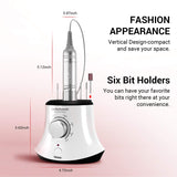 MelodySusie 30000 rpm Professional Nail Drill-Scarlet, High Speed, Low Heat, Low Noise, Low Vibration, Portable UV LED Nail Lamp, LED UV Gel Nail Polishes Professionally, Portable Electric Efile Drill