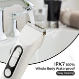 BESTBOMG Professional Electric Hair Clippers for Men Quiet Cordless Hair Trimmer IPX7 Waterproof Home Barber Hair Cutting Kit with LED Display