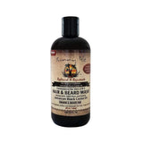 Sunny Isle Jamaican Black Castor Oil 2 in 1 Hair & Beard Wash for Men, Black, 12 Fluid Ounce
