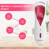 TOUCHBeauty Heated Eyelash Curler, Electric Lash Curler Safe with Smart Silicone Heating Pads and Efficient with Fast Heating Up Perfect for All Eye Shapes, Natural Curling and Long Lasting (Red)