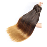 MYCHANSON 6packs EASY Braiding Hair Pre Stretched Braiding Hair Itch Free Synthetic Ombre Color Professional Braiding Hair Extensions for Crochet Braids Twist Hair (1B/Brown/Light Brown)