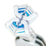 30 Second Smile - Extra Reach Standard Soft (2 Pack) Replacement Dual Heads - Reduces Plaque, Whiter Teeth, Healthier Gums, Fresher Breath - Dentist Recommended