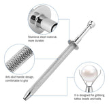 Tattoo Bead Ball Grabber Body Piercing Tool with 4 Claw Tattoo Accessory, Stainless Steel Pearl Grasp Holder