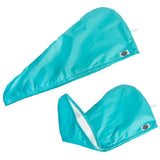 Blink Innovations (2 Pack) Multi-Use Shower Cap & Hair Towel Twist Shower Wrap Set Washable Terry Lined