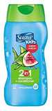 Suave Kids 2 in 1 - Shampoo Plus Conditioner - Hypoallergenic & Tear Free - Watermelon - Net Wt. 12 FL OZ (355 mL) Each - Pack of 3