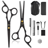 Hair Cutting Scissors, Acocho 11 pcs, Scissors for Hair Cutting, Black, Hair Cutting Scissors Set, Professional Thinning Scissors for Cutting hair