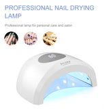 Frcolor 48W LED UV Nail Lamp for Gel Polish with 5 Timer Setting, Nail Dryer Lamp Gel Manicure Light for Home and Salon,White