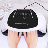 Uv Lamp Led Nail Dryer Lamp 96W Gel Polish Dryer Quick-Drying Nail Art Machine Nail Polish Dryer Semi-Permanent Nail Reconstruction(02)