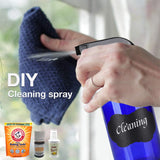 16oz Cobalt Blue Glass Spray Bottles,3 Pack Empty Spray Bottle Refillable Containers for mixing Essential Oils,Hair & Cleaning Products,Aromatherapy,Natural Air Freshener,Plants etc - DIY Labels