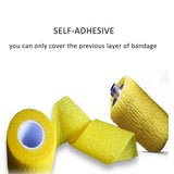 Tattoo Grip Cover - Jconly 10pcs Disposable Self Adhering Elastic Non-Woven Bandage Wrap for Tattoo Handle Grip Tube,Postoperative Wound,Sports Protection Assorted Colors … …