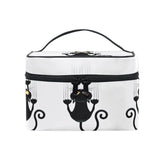 Makeup Bag Cat Paw Print Travel Cosmetic Bags Organizer Train Case Toiletry Make Up Pouch