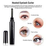 Electric Eyelash Curler, Heated Eyelash Curler, USB Rechargeable Eye Lash Curler with 2 Temperature Gears,Quick Long-Lasting Mini Eye Lash Make-Up Tool for Girls Women Gift