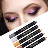 Eyeshadow Glitter, Eyeshadow Stick, Shimmer Eyeshadow, Pen Eyeshadow, Ultra Pigmented Makeup Eye Shadow Powder Long Lasting Waterproof, 10 Colors