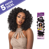 Sensationnel Crochet Braids Lulutress Deep Wave 12" (5-PACK, T1B/BG)