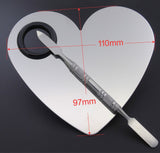3 Sets Professional Makeup Palette Cosmetic Palette Pro Cosmetic Artist Palettes with Spatula Tool 3pcs Butterfly& Rectangle & Heart