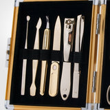 World No. 1. Three Seven (777) Premium Quality Gift Travel Manicure Grooming Kit Nail Clipper Set (11 Pcs, 16000SVG) Made in Korea, Since 1975. (1)
