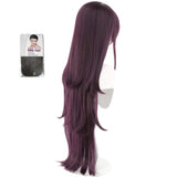 CSGZJYH Dangan Ronpa Tsumiki Mikan Long Wig Cosplay Costume Danganronpa Women Heat Resistant Synthetic Hair Halloween Party Wigs